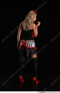 CHRISTY STANDING POSE WITH APPLE